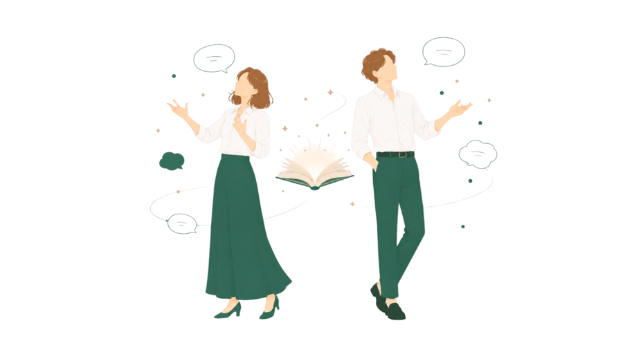 ストーリーテラータイプのイメージイラスト