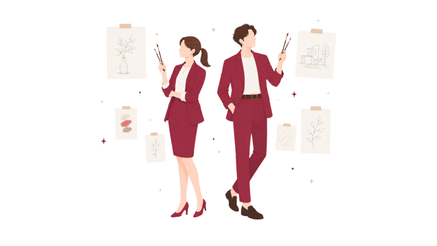 アーティストタイプのイメージイラスト